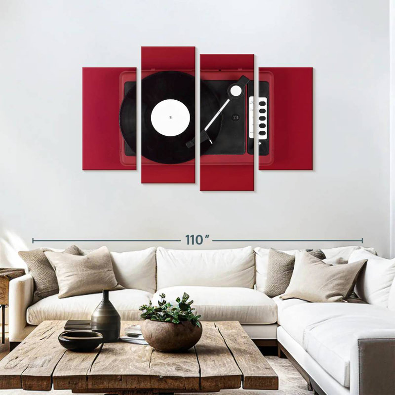 Abarca Red Turntable, 48" H x 75" W