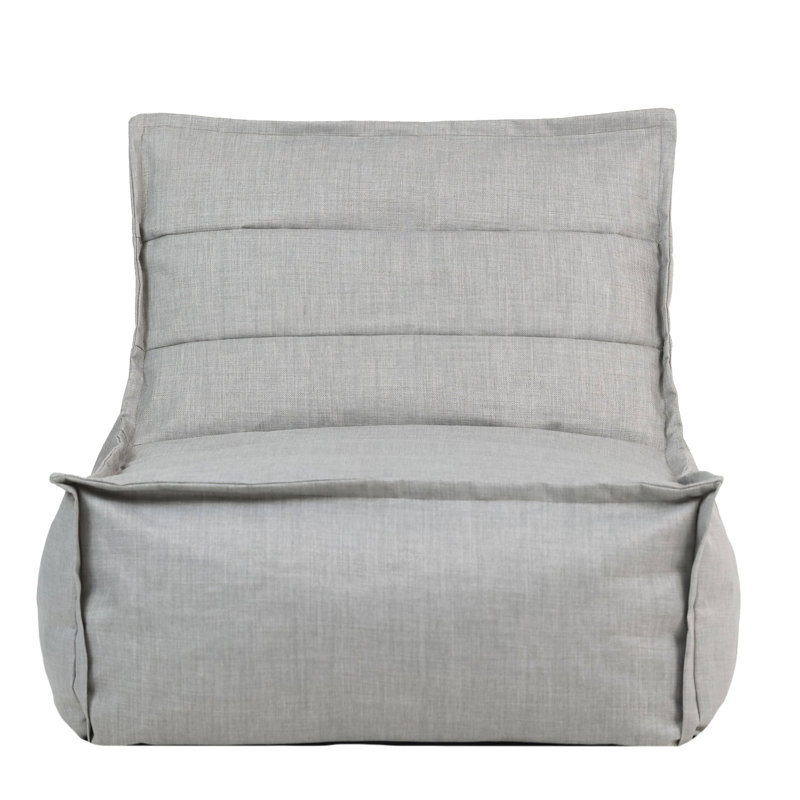 Bean Bag Bazaar Dolce Outdoor Lounger, Grey