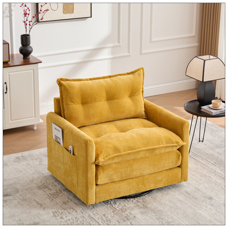 Chaises d'appoint pour le salon, Jaune moutarde