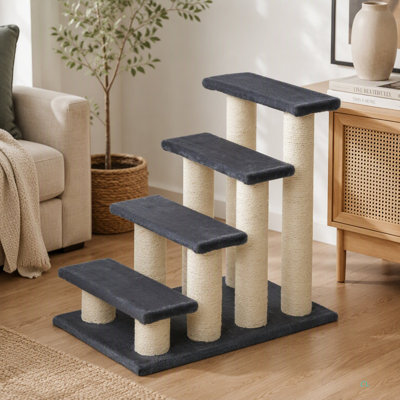 Arbre à chat avec 4 marches Pawhut