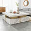 Table basse carrée moderne avec rangement-981505582