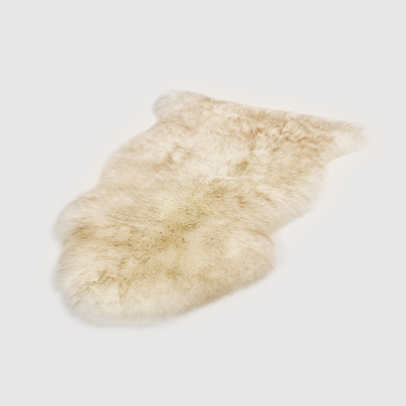 Heitz Sheepskin Animal Print Indoor Rug, Novelty 2' x 3'
