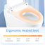 Toilette à bidet intelligente une pièce, construction, chasse d'eau automatique et fonctions d'ouverture / fermeture, siège chauffant à température réglable, lavage à l'eau tiède et à sec, télécommande, couvercle de capteur, arrière femelle