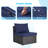7-Piece Wicker Patio Conversation Sofa Set - Outdoor Sectional Seating with Tempered Glass-1310991556