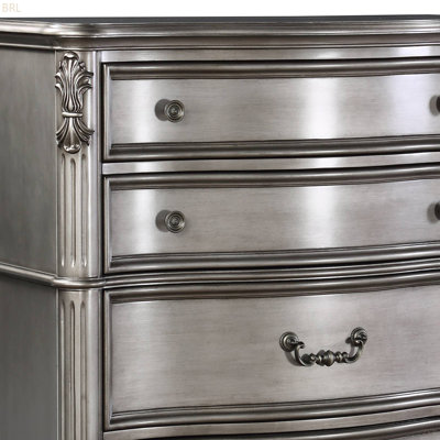 Antique Platinum Finish Chest
