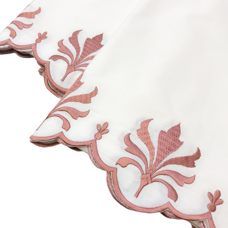 Rochelle 275 Thread Count 100% Cotton Percale Pillowcase, Cinnamon, Standard