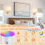 Applique murale à piles avec télécommande, ensemble de deux appliques murales à piles à intensité variable, lampe murale d'intérieur sans fil avec ampoule rechargeable pour le salon de la chambre à coucher-2077944470