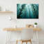 Ensemble de 1 tableau sur toile représentant une forêt de varech sous-marine-707270996