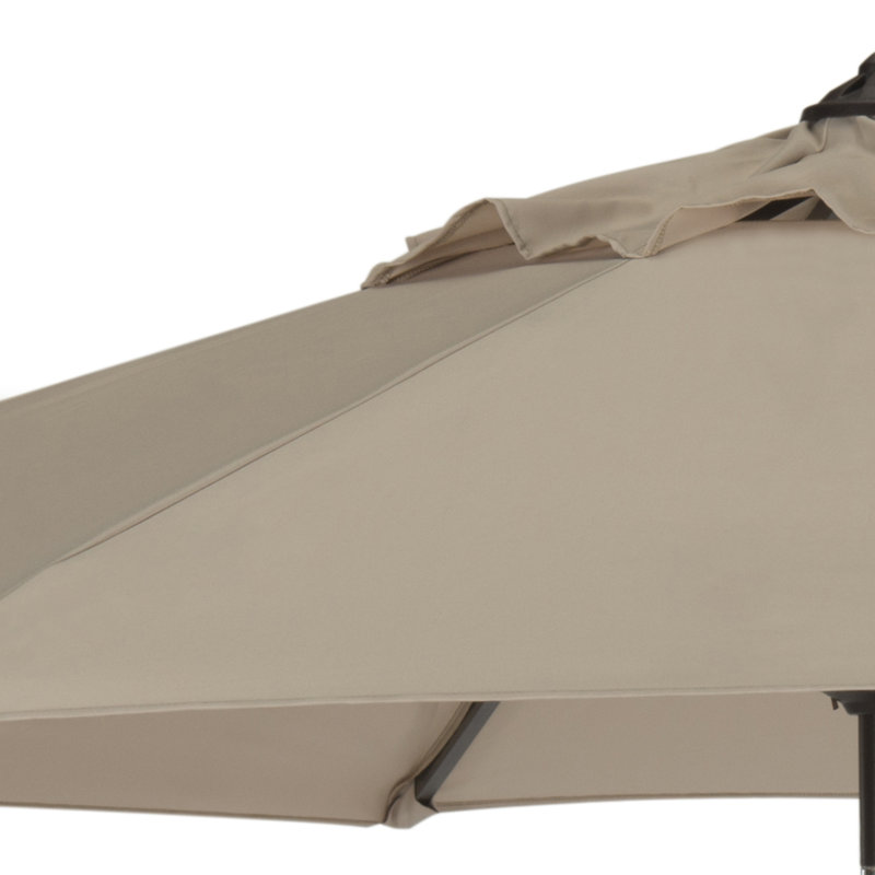 Parasol de marché, Beige, 100.79" W x 100.79" D
