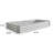 Raised Garden Bed Kit - Metal Raised Bed Garden 7.6X3.7X0.98Ft For Flower Planters, Vegetables Herb Silver-104642509-104642486