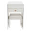 Table de coiffeuse avec miroir et tabouret-114337647