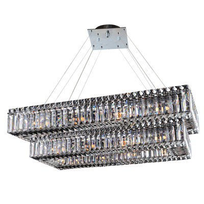 Lustre Baglé 26 LT chromé / transparent Allegri