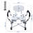 Professional 400Lb. Adjustable Bathroom Shower Chair with Arms