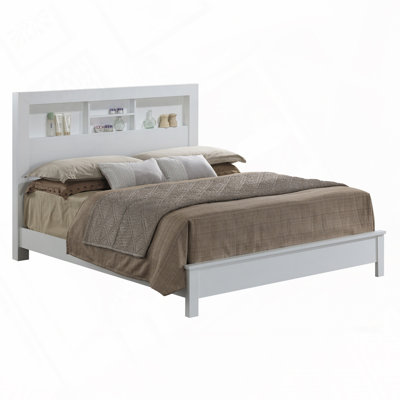 Wooden Storage Platform Bed Frame