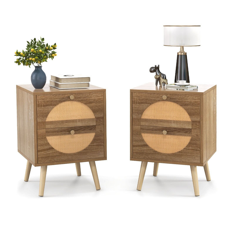 Allona 40 cm W Bedside Table