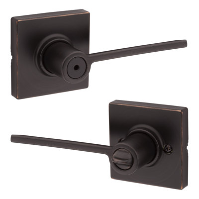 Kwikset Privacy Door Lever with Ladera