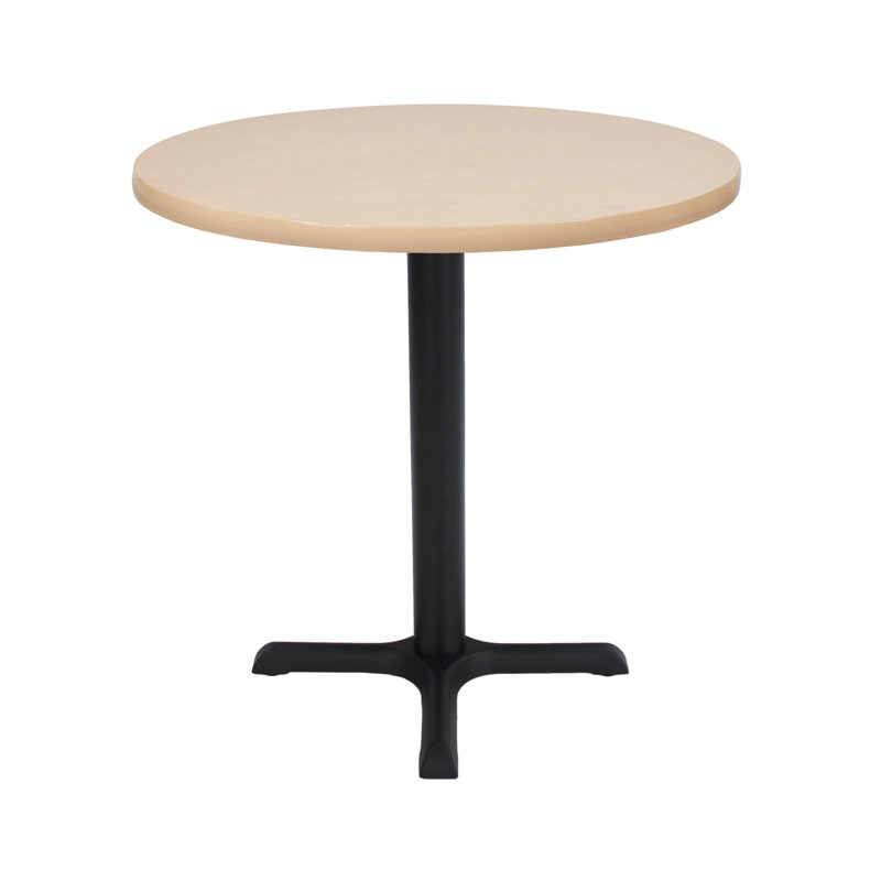Table de pause ronde 30 po L, Noir, Érable