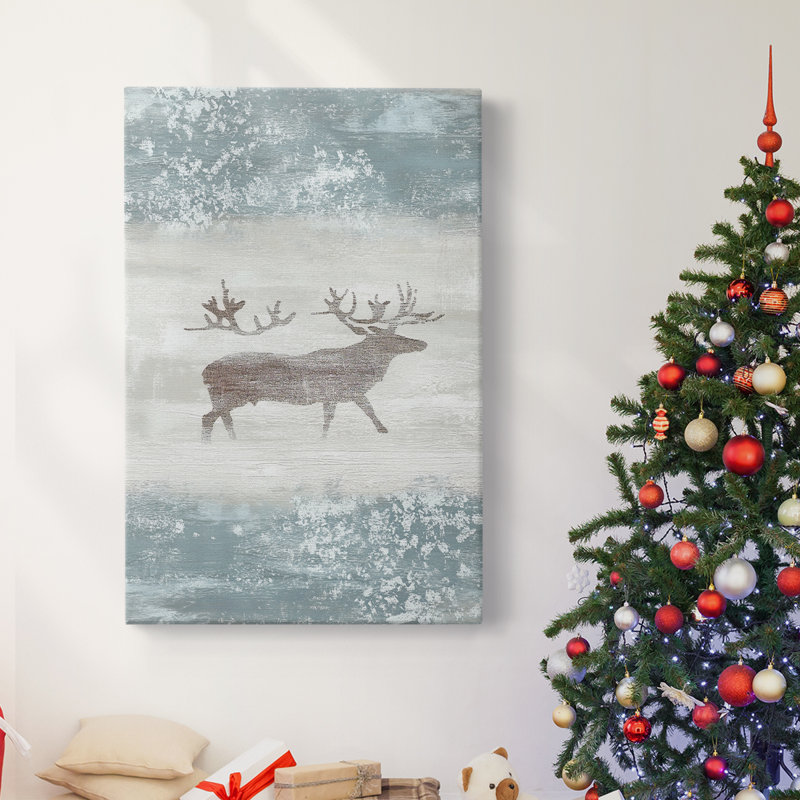 Art des Fêtes de Noël - Toile tendue avec châssis CLX, H 18 po x l 12 po