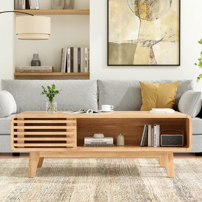 Table basse, tables de salon, table moderne avec rangement