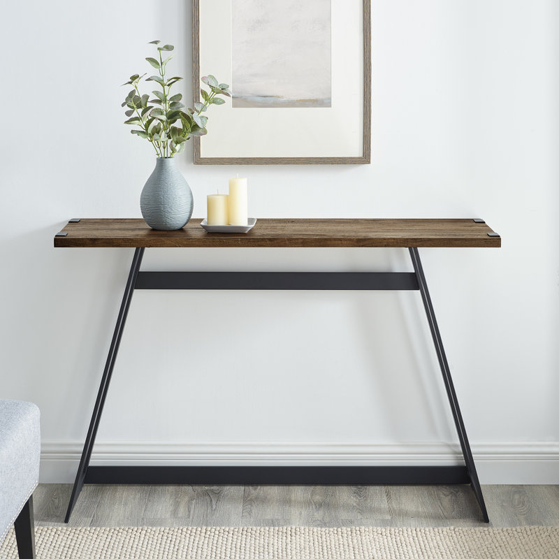 Paramus 46'' Console Table, Rustic Oak
