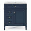 Meuble-lavabo 30 po avec lavabo en céramique-2050406562