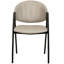 Ensemble de salle à manger 7 pièces avec table de salle à manger rectangulaire avec plateau en pierre frittée et 6 chaises d'appoint-1413590508