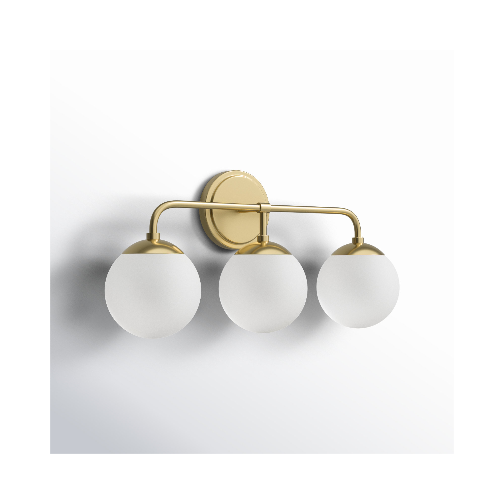 Mystic 3 Light Frosted Dimmable Vanity Light
