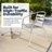 Gearard Square Aluminum Indoor-Outdoor Table Set with 2 Slat Back Chairs-92070849-92070853