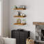 Ensemble de 3 tablettes murales flottantes 10 po