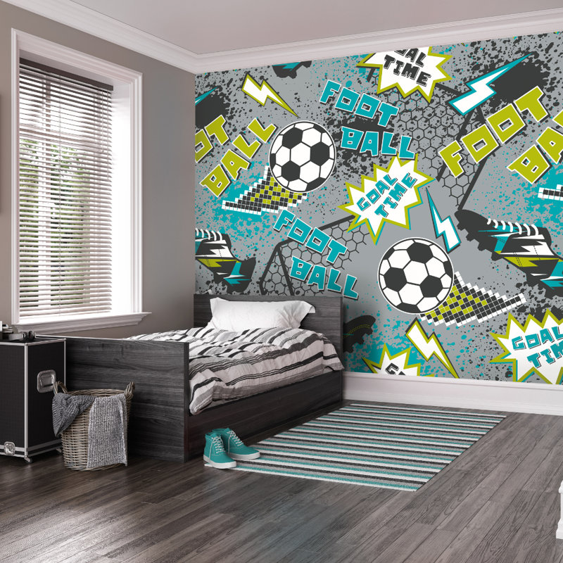 Amot Matte Wall Mural, Grey, 280cm L x 350cm W