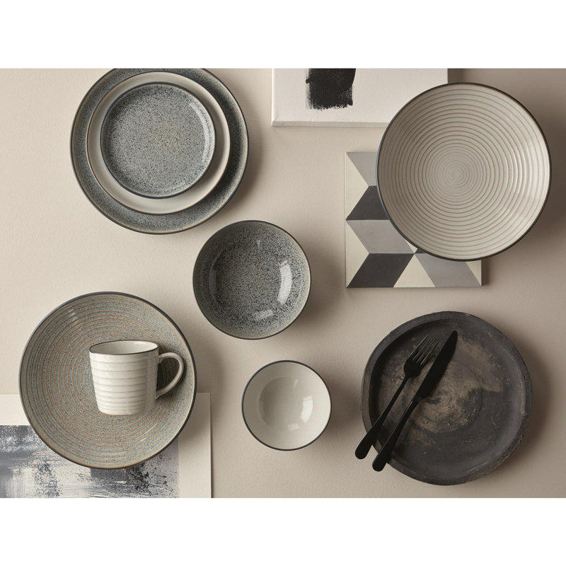 Denby Studio Grey Medium Coupe Plates