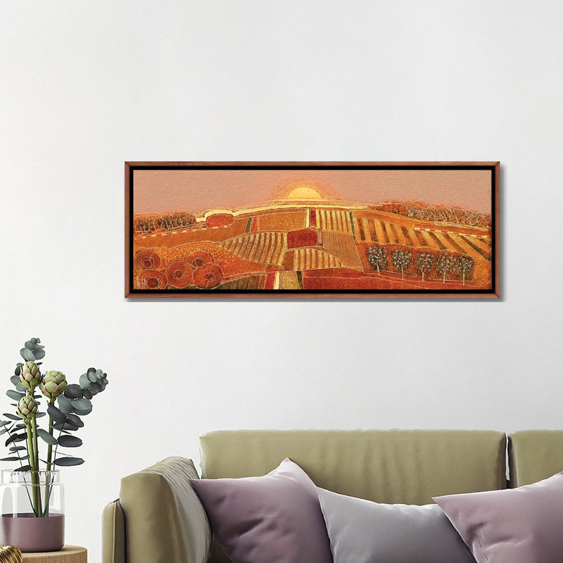 Sweet Sundown, 40.64 cm H x 121.92 cm W x 4.445 cm D, Classic Wood