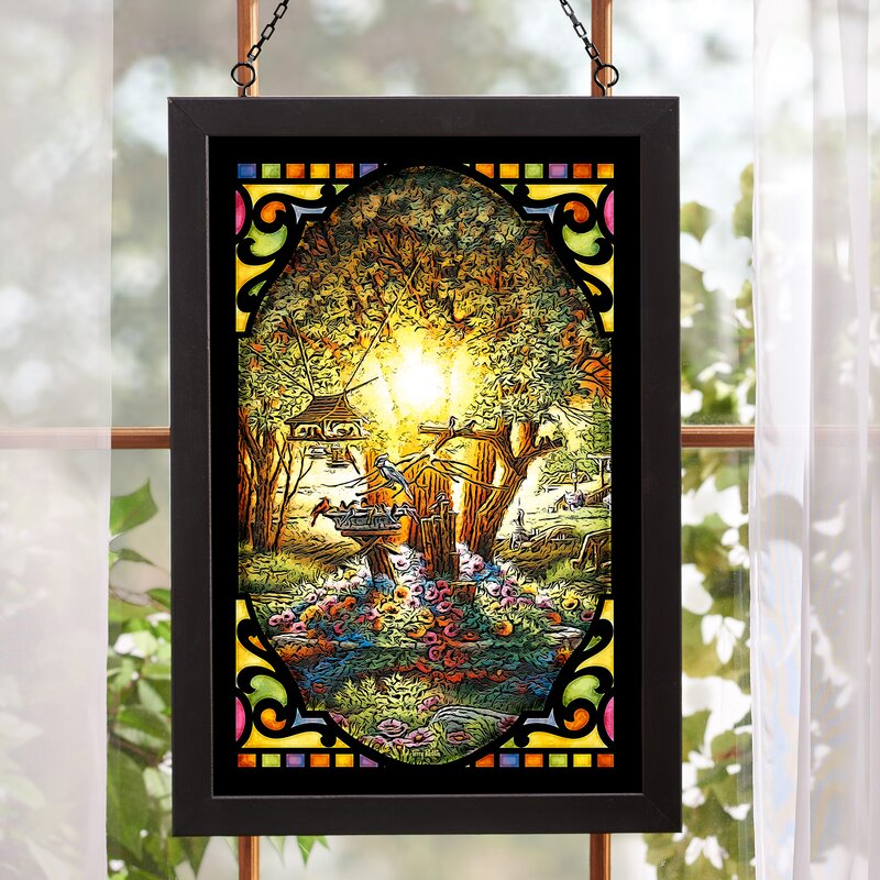 Stained glass wall decorations - Window Panel
