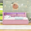 Lit simple en bois avec lit gigogne, USB et DEL-106847434
