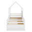 Cadres de lit simple pour enfants, lit simple avec 2 tiroirs de rangement et garde-corps-2045678557