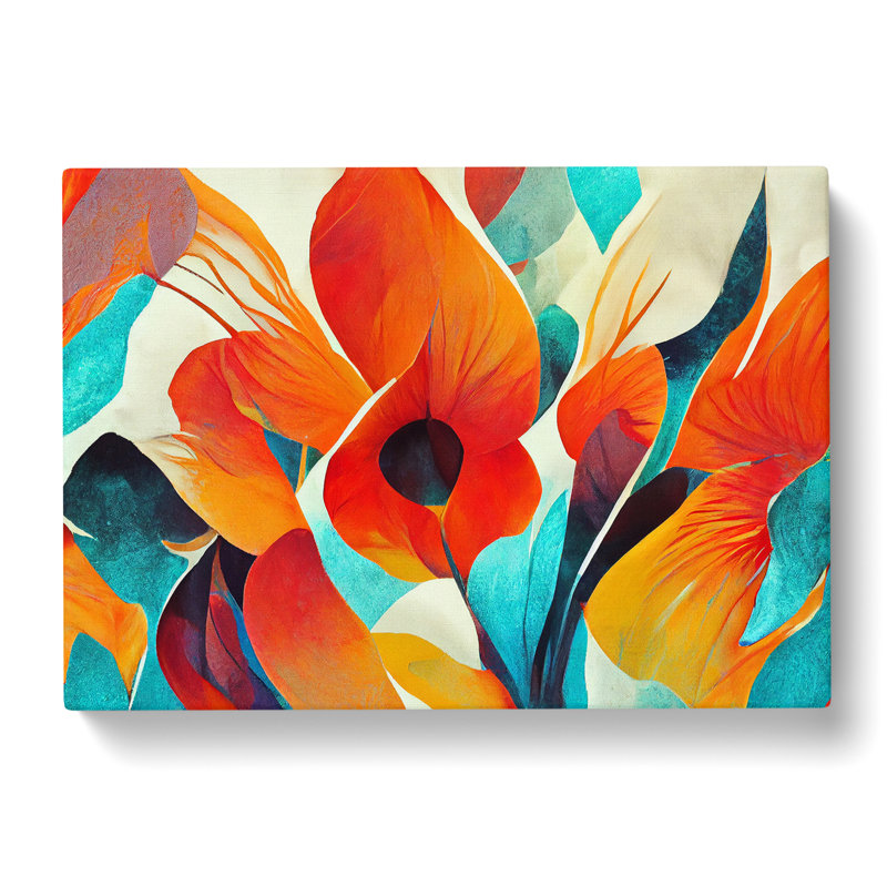 Flower Abstract Vol.5 - Wrapped Canvas