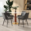 Ensemble de 5 petites tables de conférence en pierre frittée 5 pièces avec 11 chaises en cuir PU-1476168310-1476168311