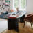 Durable and warm solid wood dining table-1707033353