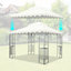 Remplacement du pavillon de jardin extérieur beige 10 pi x 10 pi. Tissu résistant et imperméable. Comprend un auvent de remplacement pour filet de protection anti-insectes en beige. Tissu. Protégé et
