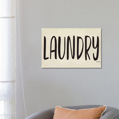 Laundry 1 Piece Wrapped Canvas Wall Art