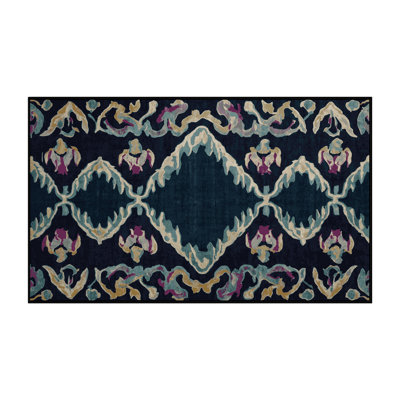 Machine Washable Gray Area Rug