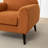 Deivi Upholstered Accent Chair with Round Arm-2019053553