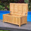 Coffre de terrasse en teck massif Summerton-43017448