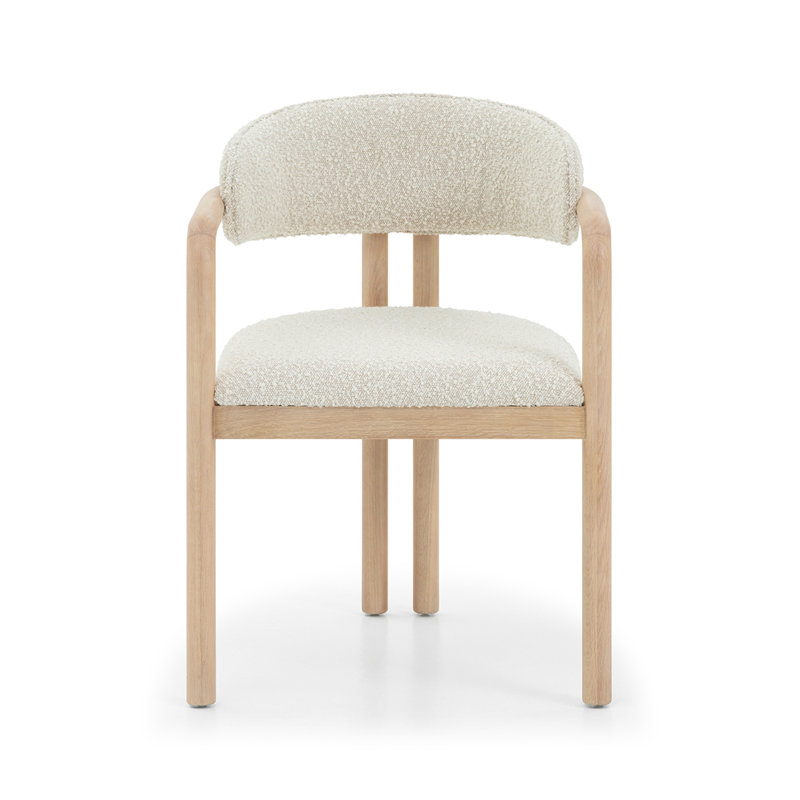 Fowler Upholstered Arm Chair, Saddle