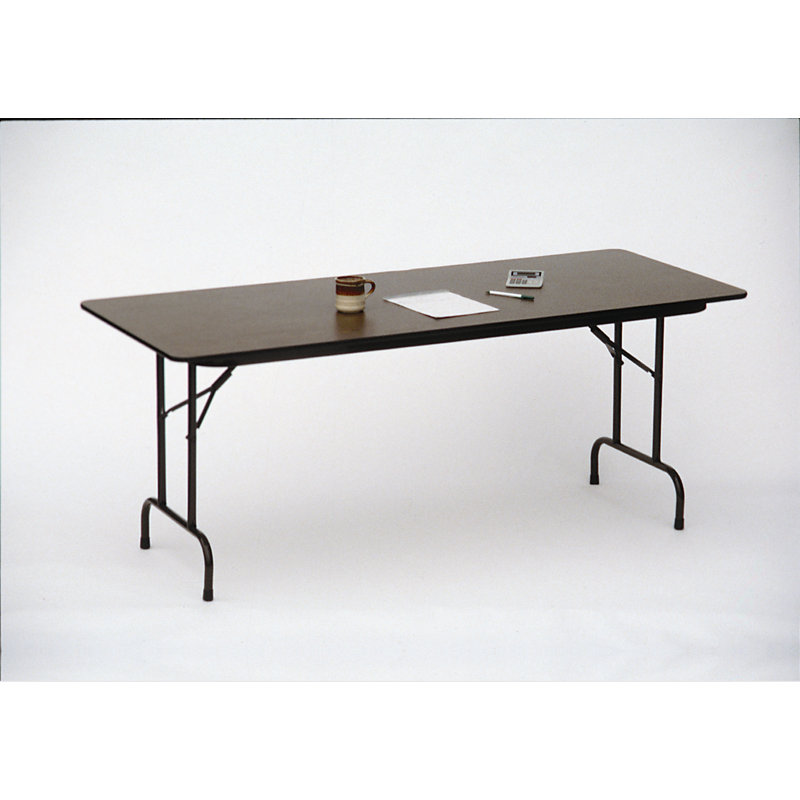 Table Pliante Rectangulaire, H 29 po x L 96 po x l 36 po, Noyer
