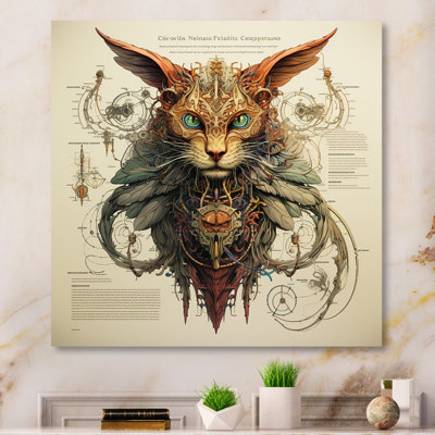 " Mythical Creature Diagrammatic Drawing II "