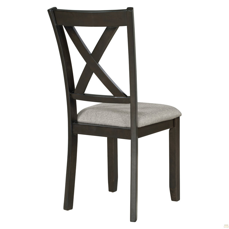 Ensemble de table de salle à manger 6 pièces 6 pièces, 4 chaises en tissu et banc