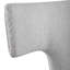 Belinda Upholstered Wing Back Side Chair in Off White