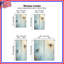 Libellules sur fond texturé et rideaux obscurcissant - 2 panneaux-937652291-937652348