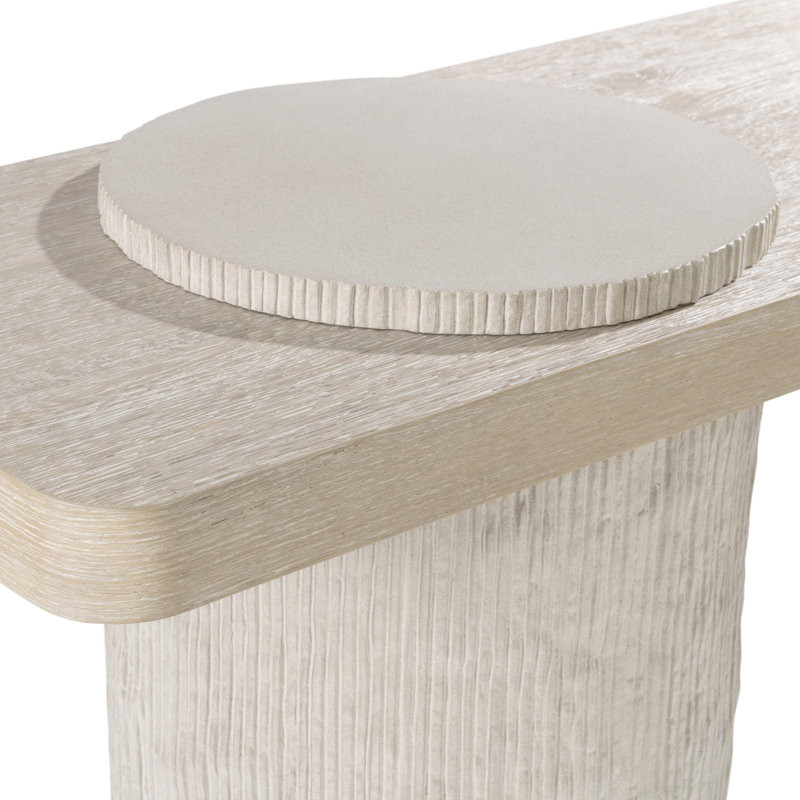 Antibes 76'' Solid Wood Top Console Table